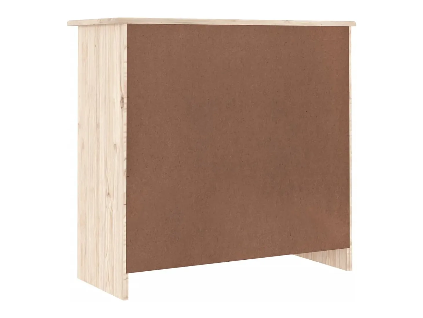 Aparador cómoda cómoda mueble mueble de almacenaje organizador cocina salón salón 77 x 35 x 73 cm madera maciza de pino marrón 02_0029676