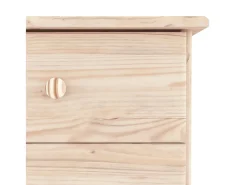 Aparador cómoda cómoda mueble mueble de almacenaje organizador cocina salón salón 77 x 35 x 73 cm madera maciza de pino marrón 02_0029676