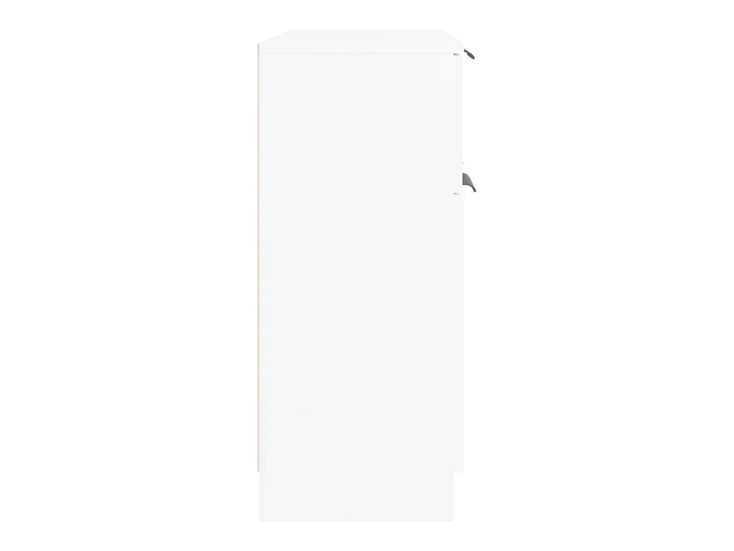 Aparador cómoda cómoda mueble mueble de almacenaje organizador cocina salón salón 60 x 30 x 70 cm madera contrachapada blanco 02_0030331