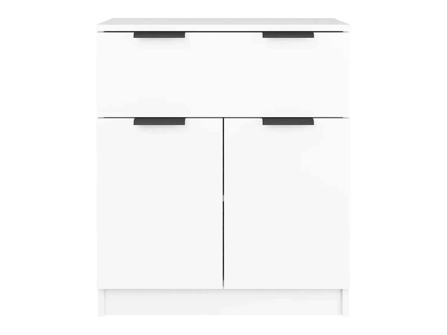 Aparador cómoda cómoda mueble mueble de almacenaje organizador cocina salón salón 60 x 30 x 70 cm madera contrachapada blanco 02_0030331