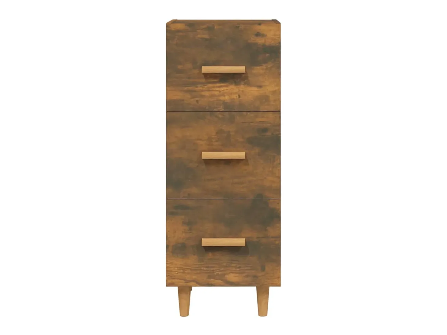 Aparador cómoda cómoda mueble mueble de almacenaje organizador cocina salón salón 34,5 x 34 x 90 cm madera contrachapada marrón 02_0030903