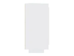 Aparador cómoda cómoda mueble mueble de almacenaje organizador cocina salón salón 92 x 35 x 75 cm madera contrachapada blanca 02_0030540