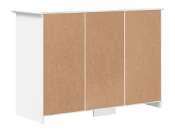 Aparador cómoda mueble almacenaje organizador cocina salón salón BODO 115,5 x 44 x 80 cm madera maciza de pino blanco 02_0030800
