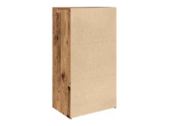 Aparador con 6 cajones madera vieja 50x34x96 cm madera contrachapada