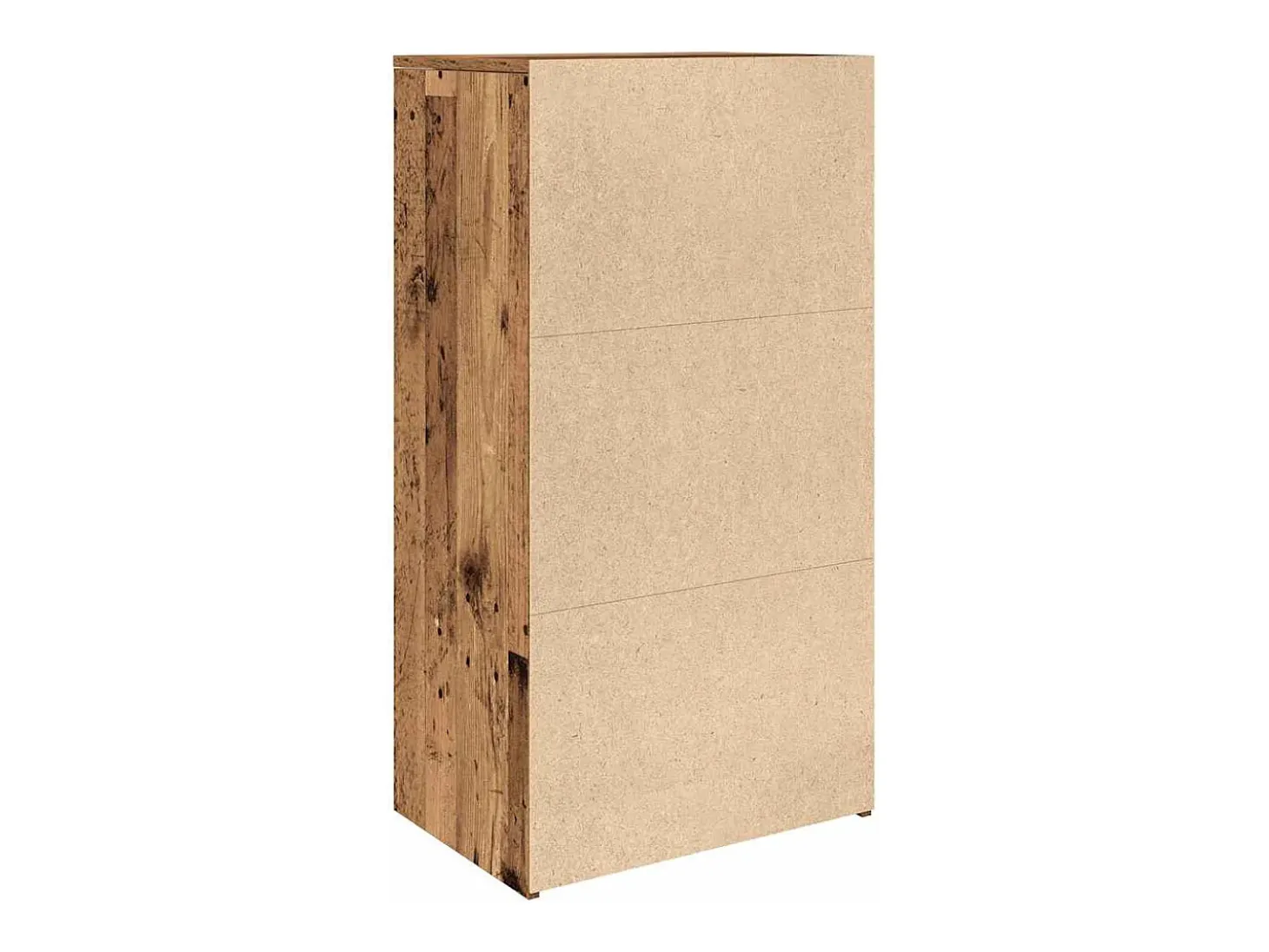 Aparador con 6 cajones madera vieja 50x34x96 cm madera contrachapada