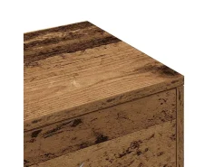 Aparador con 6 cajones madera vieja 50x34x96 cm madera contrachapada