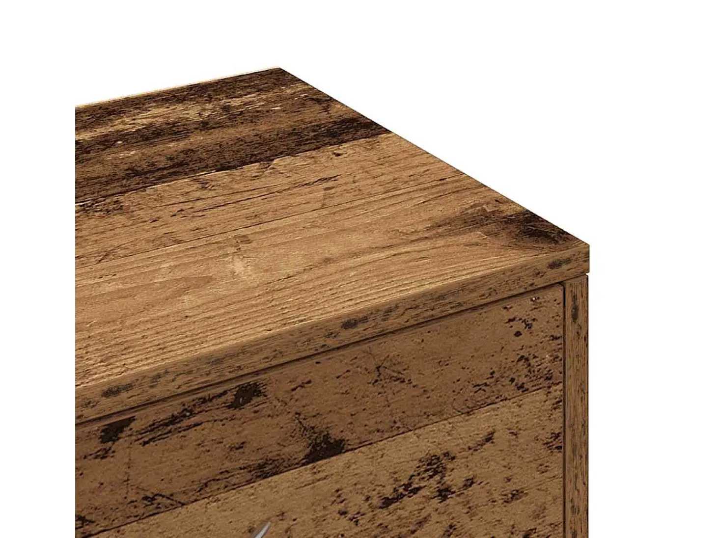 Aparador con 6 cajones madera vieja 50x34x96 cm madera contrachapada