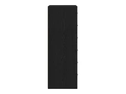 Aparador con 6 cajones Roble negro 50x34x96 cm Madera de ingeniería