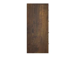 Aparador con 4 cajones roble ahumado 60x30,5x71 cm ES84034