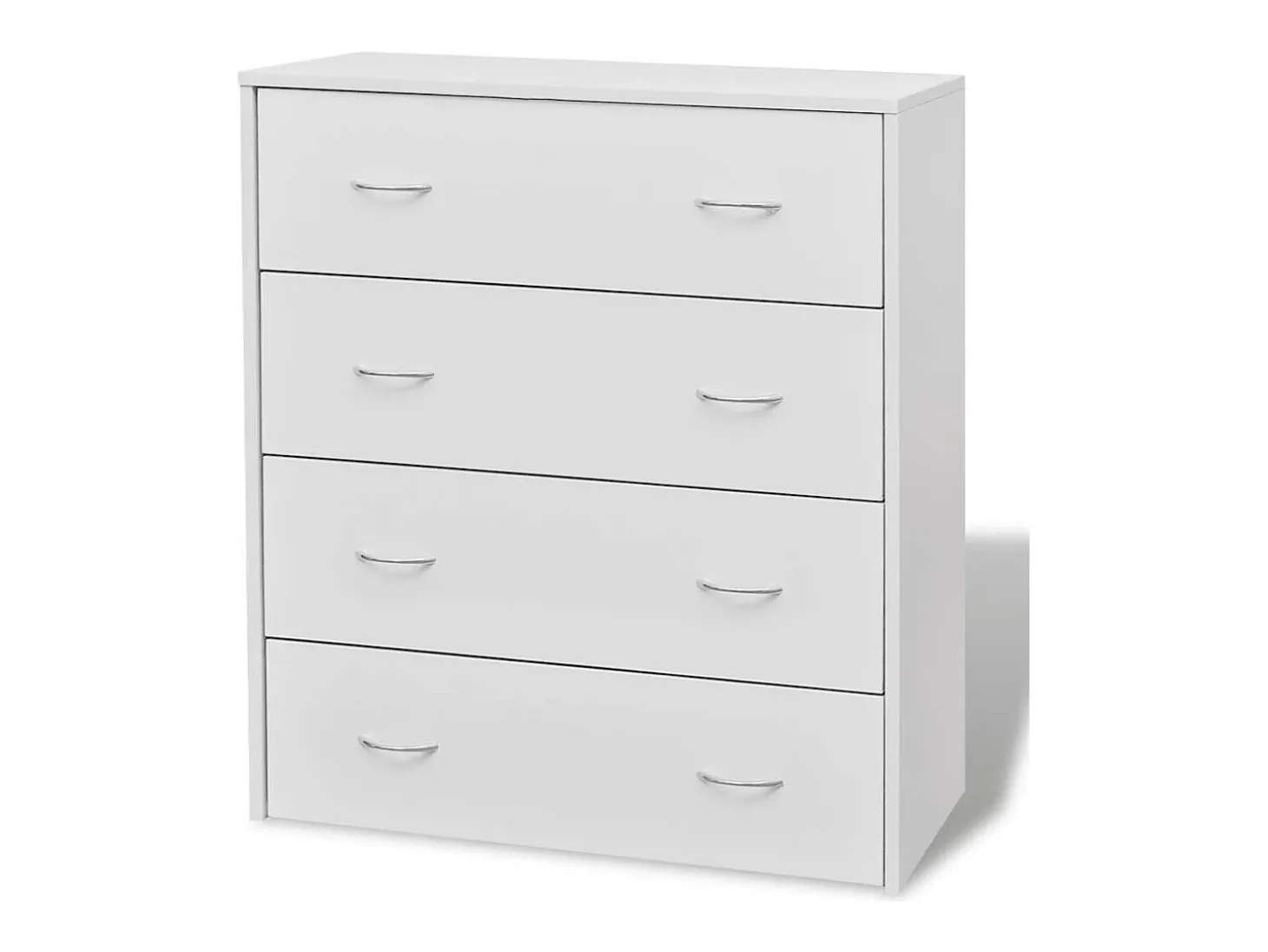 Aparador con 4 cajones 60x30,5x71 cm Blanco