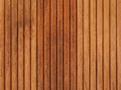 Aparador con 3 puertas de madera de mango y metal - Natural y negro - BALIMELA