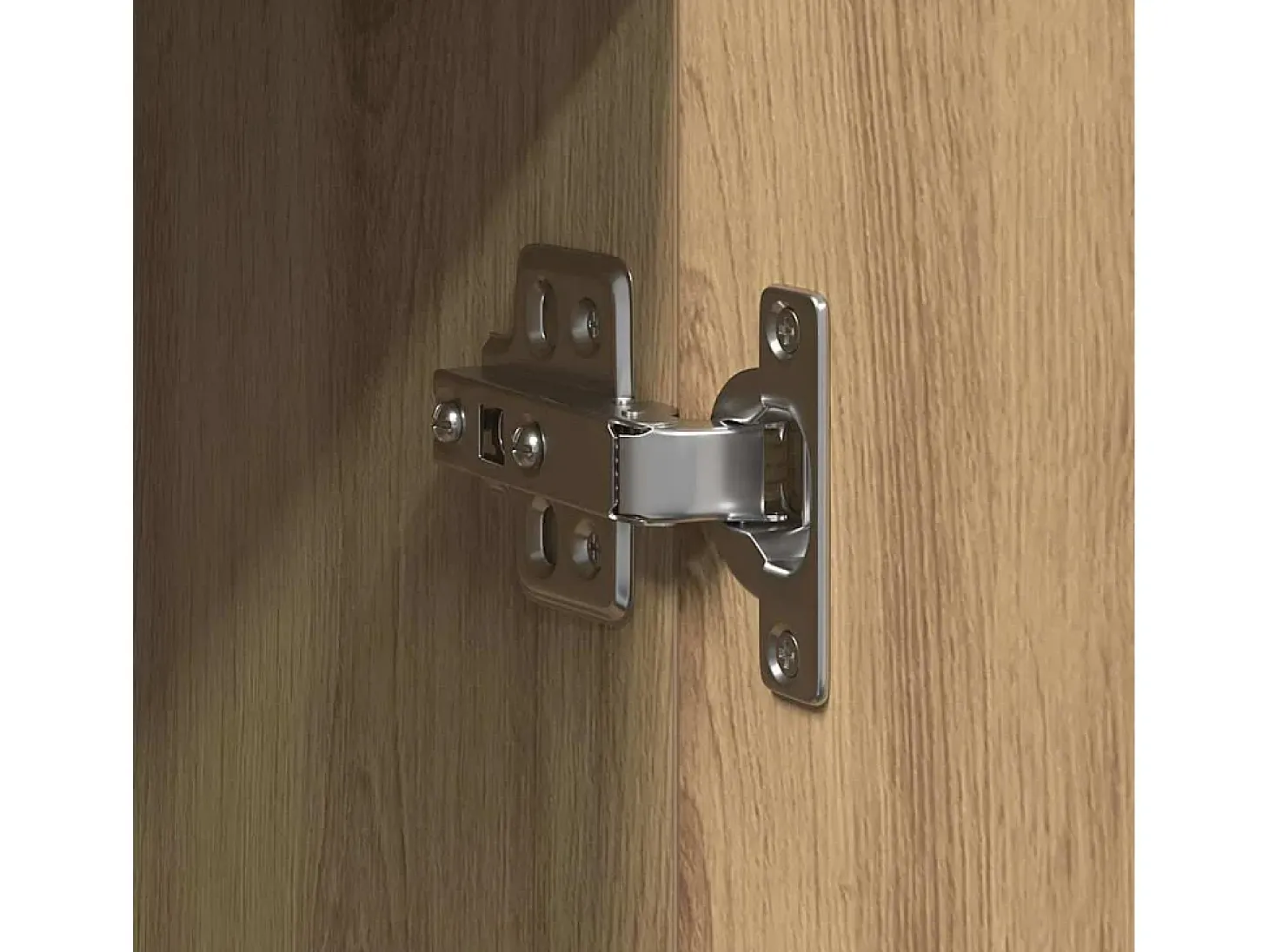 Aparador con 3 Puertas Roble Artesano 90x34x80 cm Madera de Ingeniería