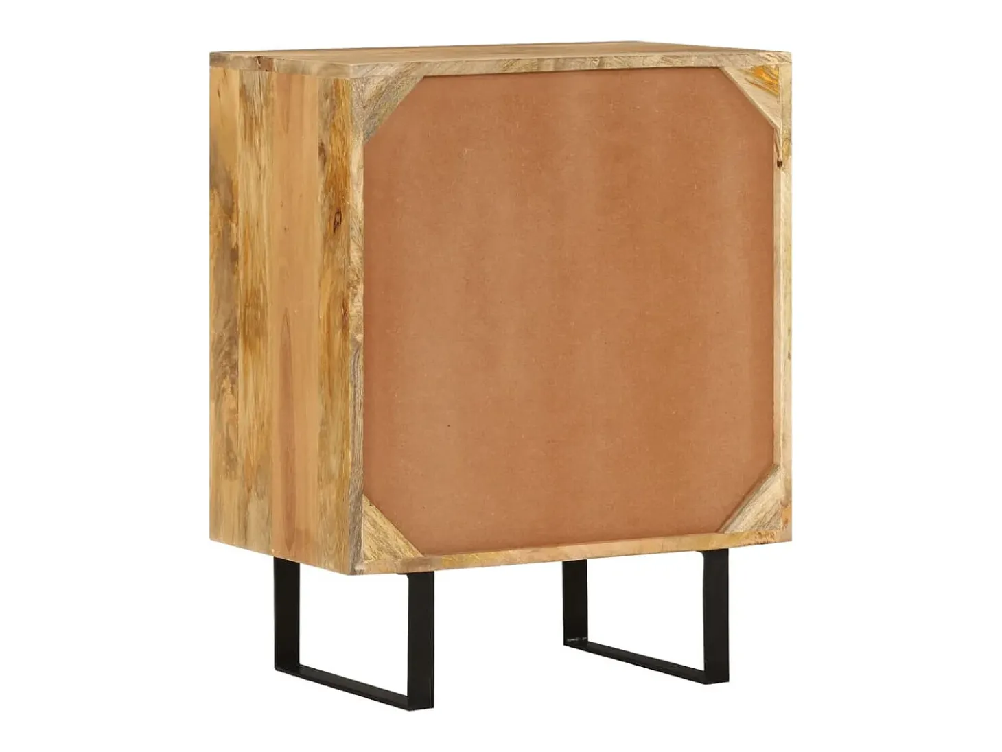 Aparador con 2 puertas 55x35x70 cm madera maciza de mango