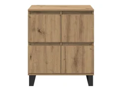 Aparador con almacenaje con puerta Marrón 60 x 35 x 70 cm Madera de ingeniería