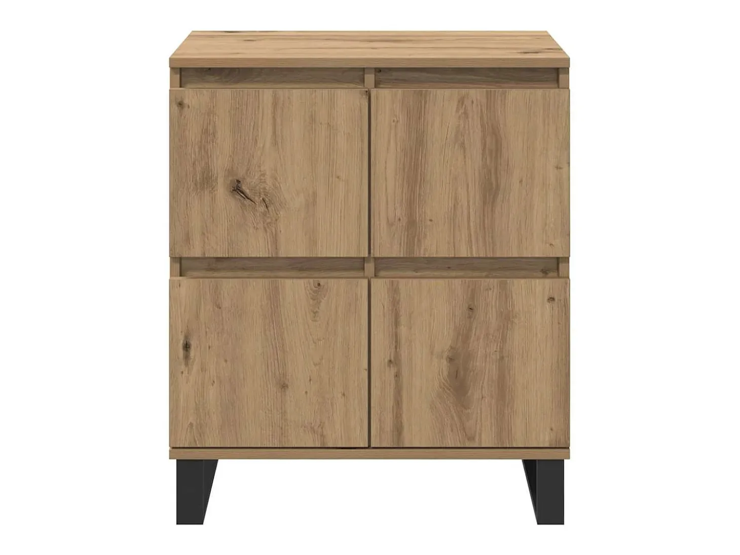 Aparador con almacenaje con puerta Marrón 60 x 35 x 70 cm Madera de ingeniería