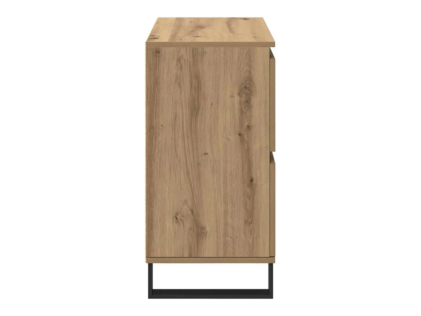 Aparador con almacenaje con puerta Marrón 60 x 35 x 70 cm Madera de ingeniería