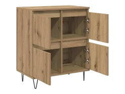 Aparador con almacenaje con puerta Marrón 60 x 35 x 70 cm Madera de ingeniería