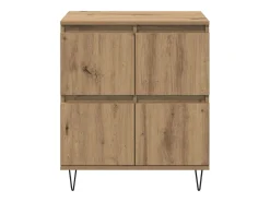 Aparador con almacenaje con puerta Marrón 60 x 35 x 70 cm Madera de ingeniería