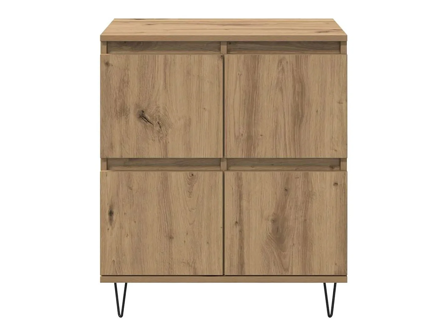Aparador con almacenaje con puerta Marrón 60 x 35 x 70 cm Madera de ingeniería