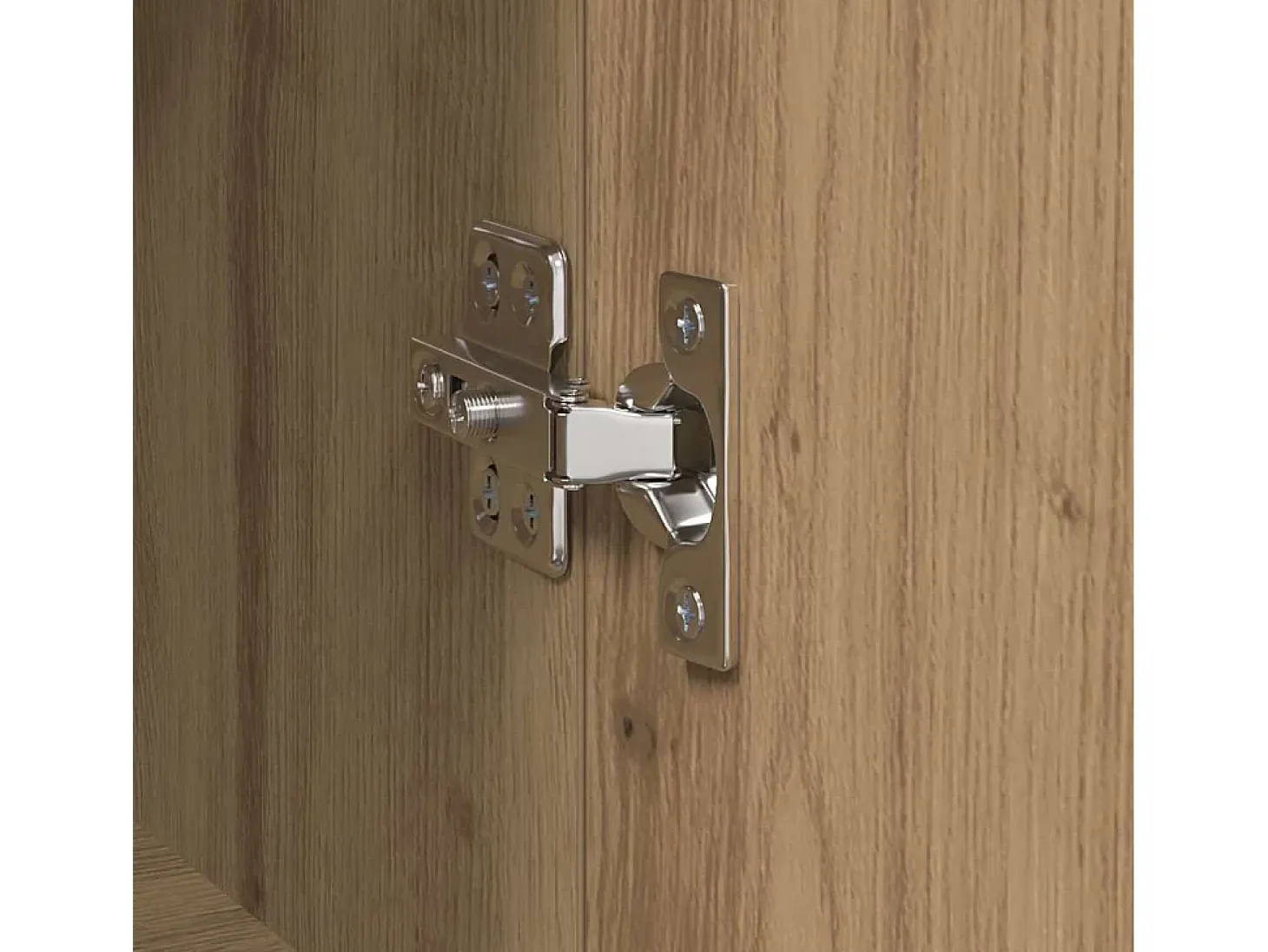 Aparador con almacenaje con puerta Marrón 60 x 35 x 70 cm Madera de ingeniería
