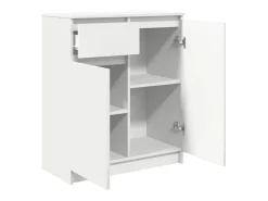 Aparador con cajón blanco 71x35x84 cm madera contrachapada