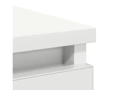 Aparador con cajón blanco 71x35x65 cm madera de ingeniería