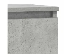 Aparador con cajón gris hormigón 71x35x84 cm madera de ingeniería