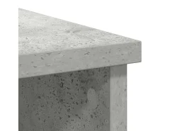 Aparador con cajón gris hormigón 101x35x76 cm madera ingeniería