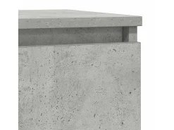 Aparador con cajón gris hormigón 71x35x65 cm madera ingeniería