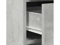 Aparador con cajón Gris hormigón 40 x 41 x 75 cm Madera de ingeniería