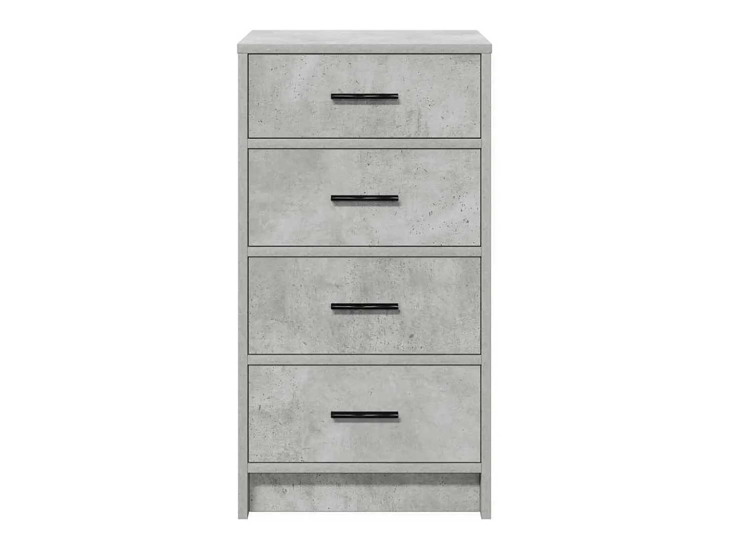 Aparador con cajón Gris hormigón 40 x 41 x 75 cm Madera de ingeniería