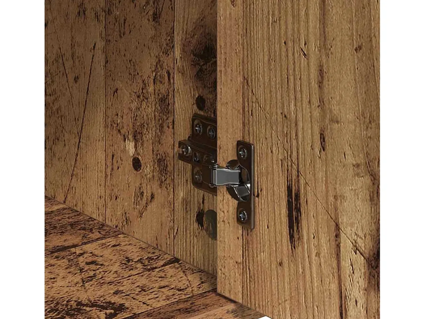 Aparador con cajón Madera vieja 60 x 31 x 70 cm Madera de ingeniería