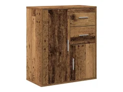 Aparador con cajón Madera vieja 60 x 31 x 70 cm Madera de ingeniería