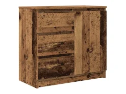 Aparador con cajón madera antigua 71x35x65 cm Madera ingeniería