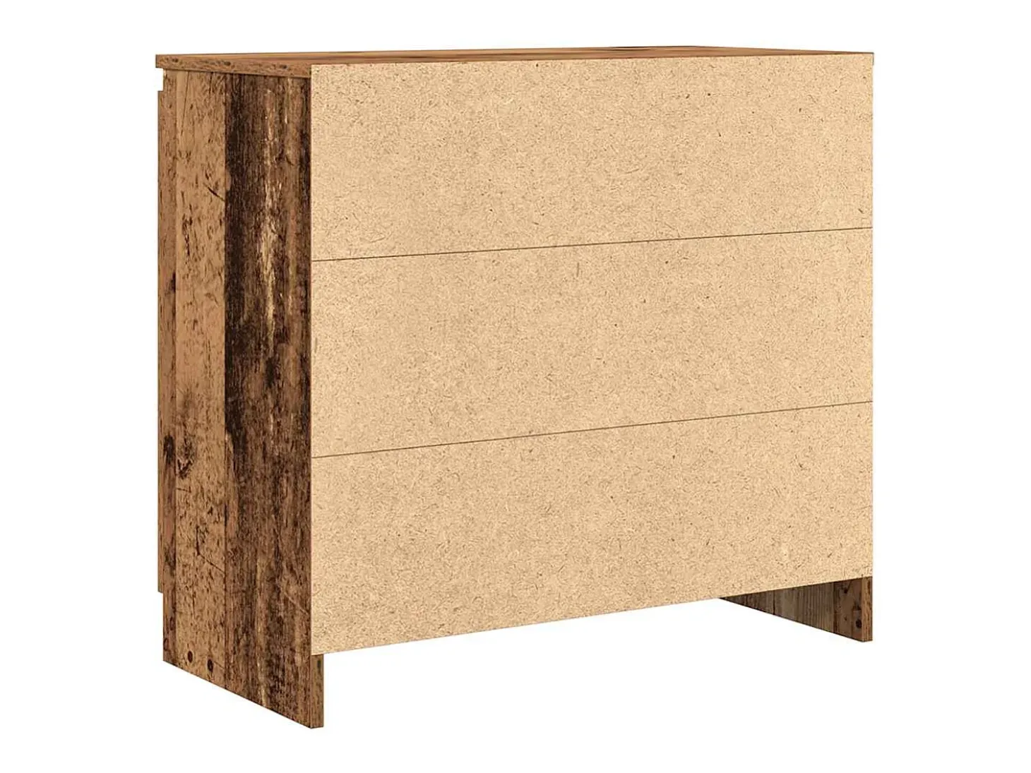 Aparador con cajón madera antigua 71x35x65 cm Madera ingeniería