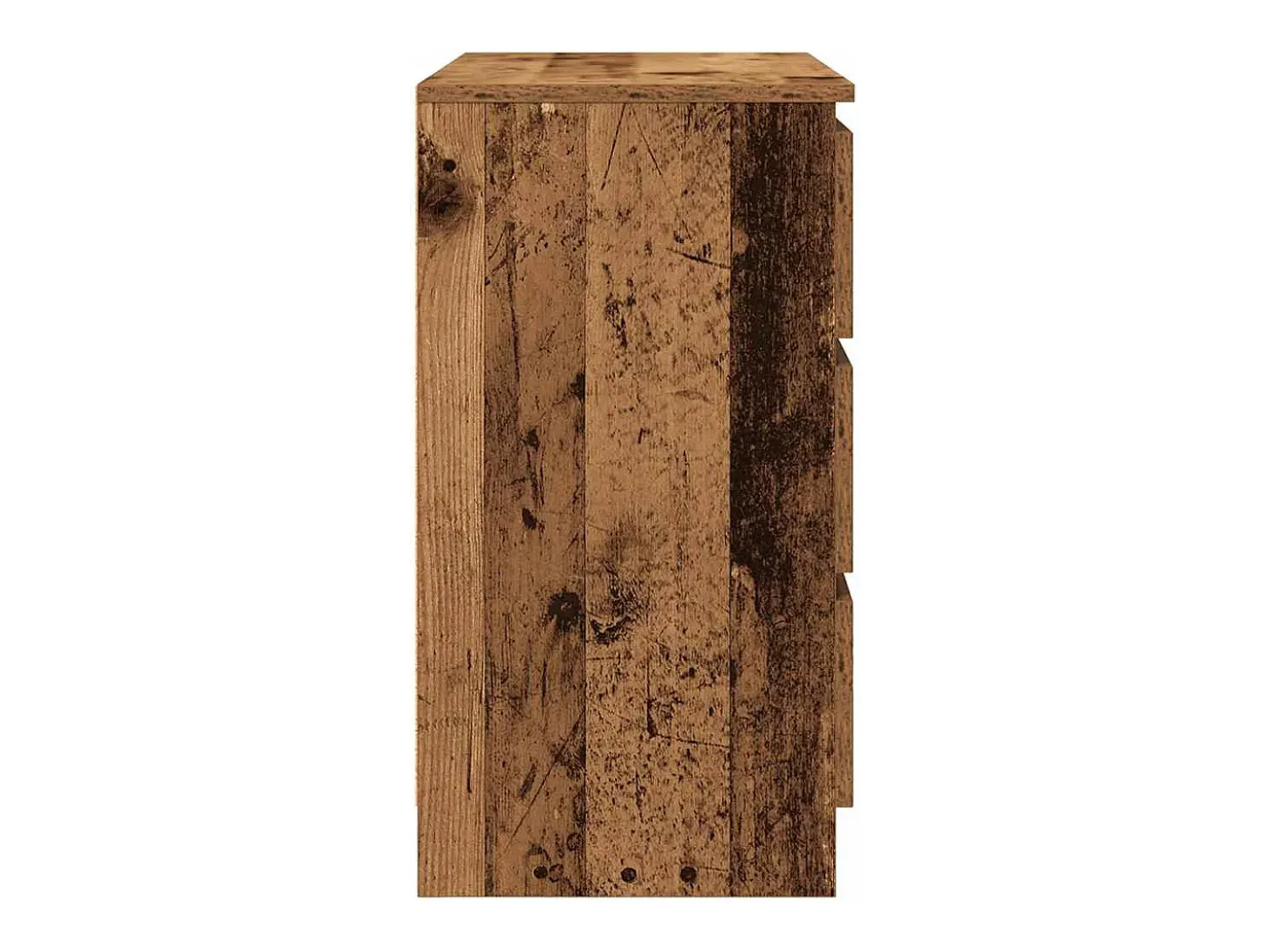 Aparador con cajón madera antigua 71x35x65 cm Madera ingeniería