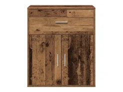 Aparador con cajón Madera vieja 60 x 31 x 70 cm Madera de ingeniería