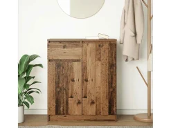 Aparador con cajón madera antigua 71x35x84 cm Madera ingeniería