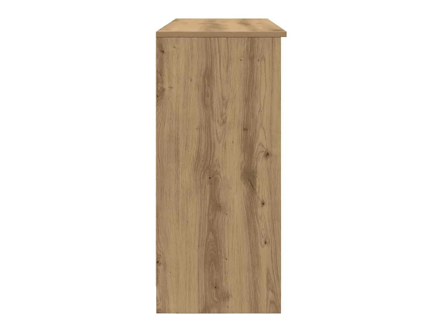 Aparador con cajón roble artisian 101x35x76cm madera ingeniería