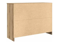 Aparador con cajón roble artisian 101x35x76cm madera ingeniería