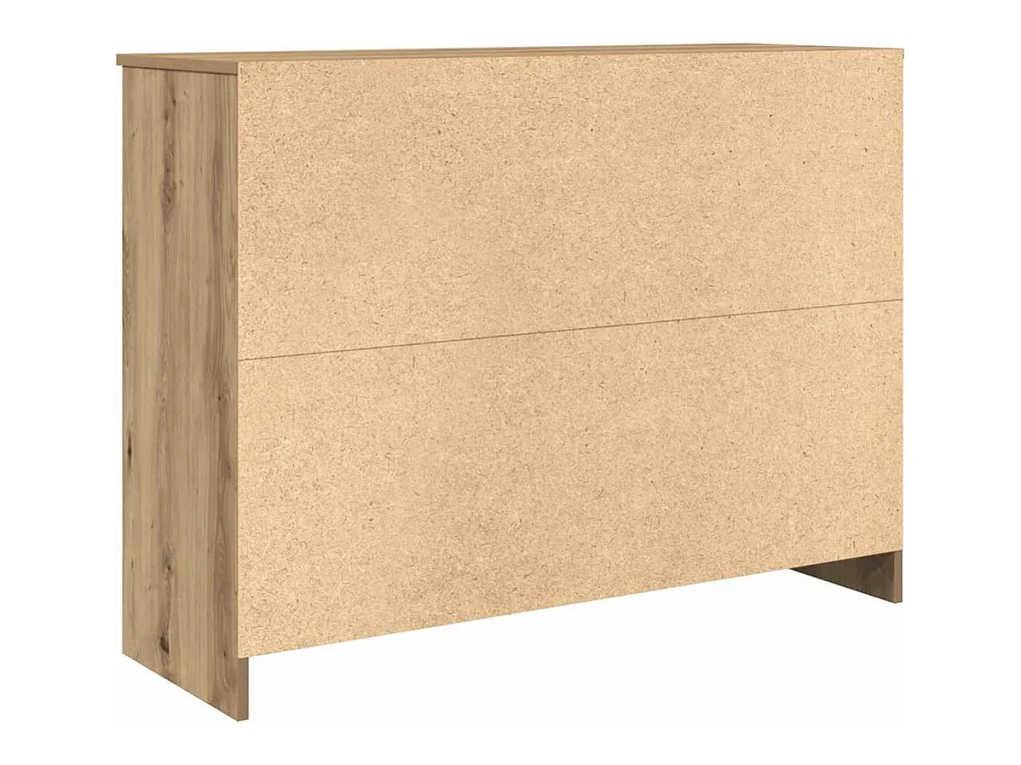 Aparador con cajón roble artisian 101x35x76cm madera ingeniería