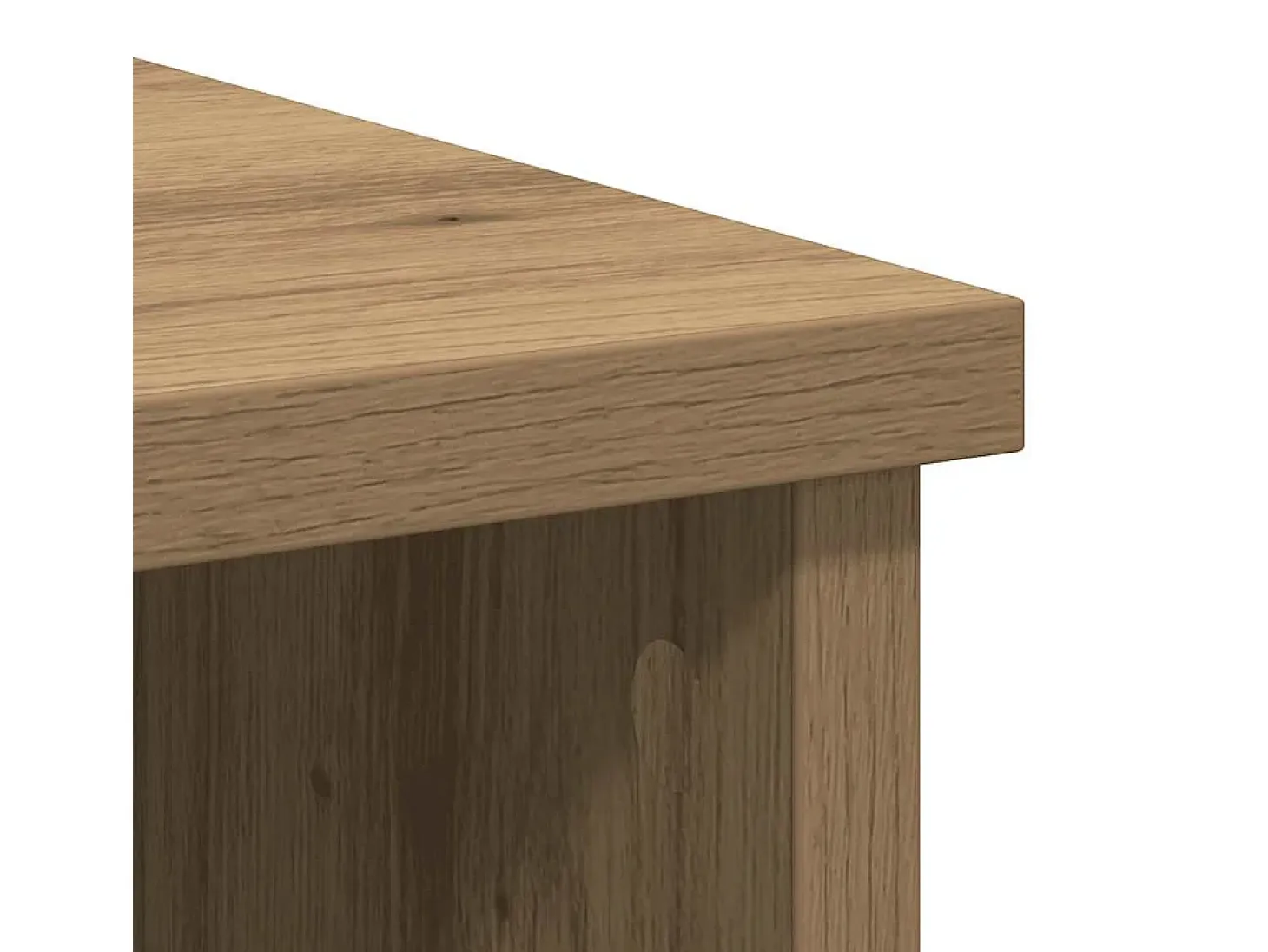 Aparador con cajón roble artisian 101x35x76cm madera ingeniería