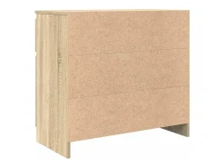 Aparador con cajón roble Sonoma 71x35x65 cm madera ingeniería
