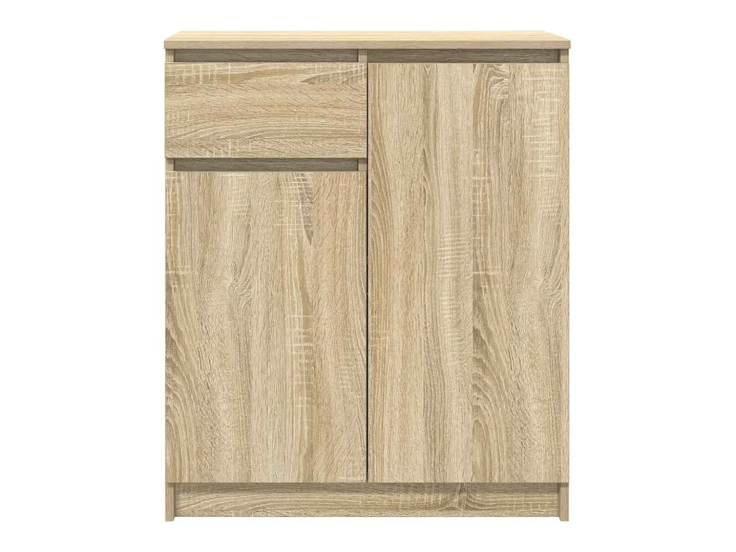 Aparador con cajón roble Sonoma 71x35x84 cm madera ingeniería