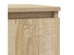 Aparador con cajón roble Sonoma 71x35x84 cm madera ingeniería