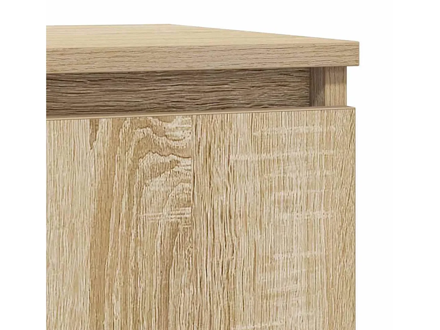 Aparador con cajón roble Sonoma 71x35x84 cm madera ingeniería