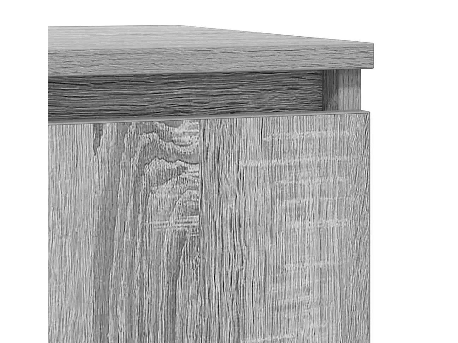 Aparador con cajón Sonoma gris 71x35x84 cm madera de ingeniería