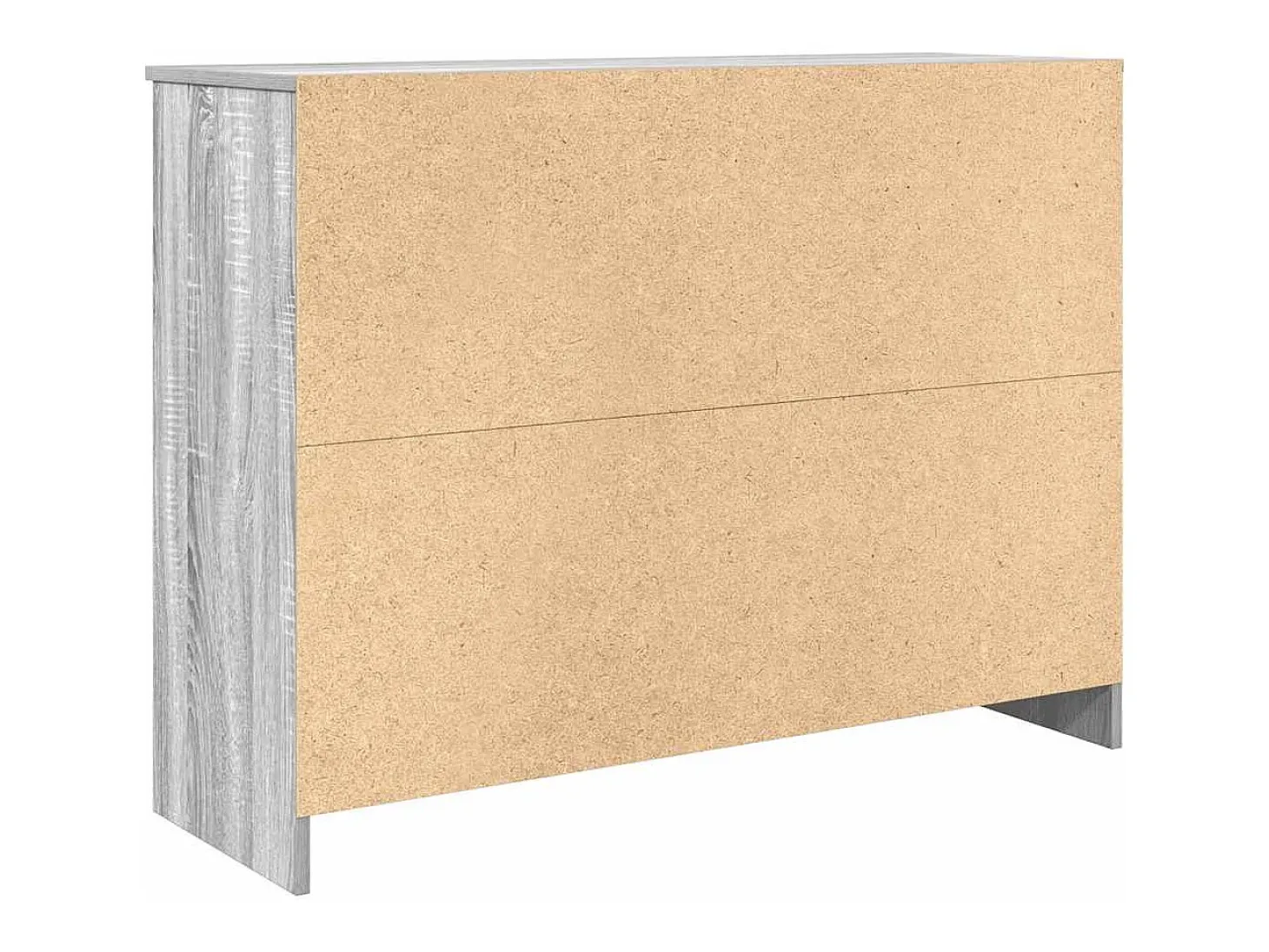 Aparador con cajón Sonoma gris 101x35x76 cm madera ingeniería