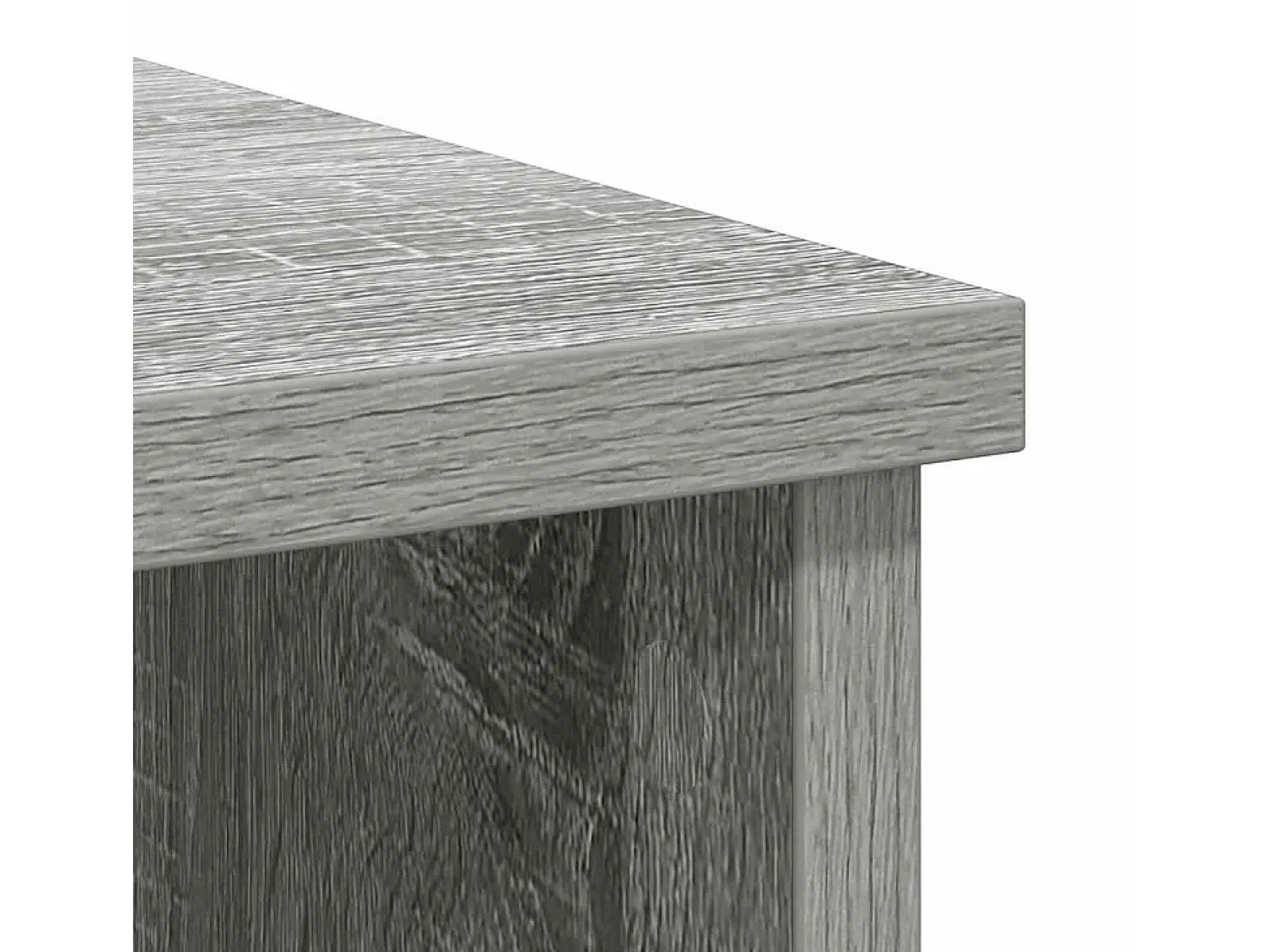 Aparador con cajón Sonoma gris 101x35x76 cm madera ingeniería