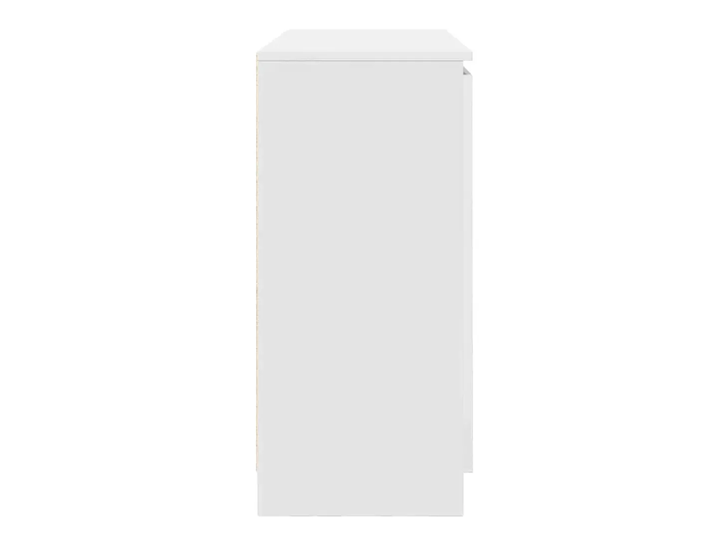 Aparador con cajones blanco 100,5x35x76 cm madera de ingeniería